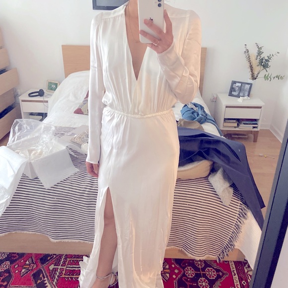 Satin Wedding Gown by Stone Cold Fox - Picture 1 of 3